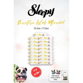 Sleepy Sensitive 17x50'li Bebek Islak Mendil