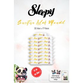 Sleepy Sensitive 17x50'li Bebek Islak Mendil
