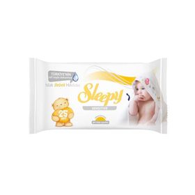 Sleepy Sensitive 25 Adet Islak Bebek Havlusu