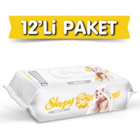 Sleepy Sensitive 90 Yaprak Islak Mendil (3 adet)