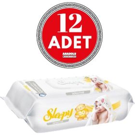Sleepy Sensitive 90 Yaprak Islak Mendil (3 adet)