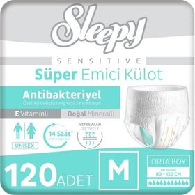 Sleepy Sensitive Antibakteriyel Medium 4x30 Adet Emici Külot