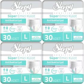 Sleepy Sensitive Large 4x30 Adet Emici Külot