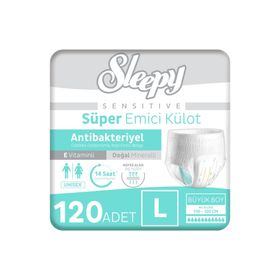 Sleepy Sensitive Large 4x30 Adet Emici Külot