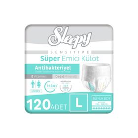 Sleepy Sensitive Large 4x30 Adet Emici Külot