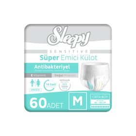 Sleepy Sensitive Medium 2x30 Adet Emici Külot