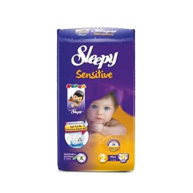 Sleepy Sensitive No:2 Mini 42 Adet Bebek Bezi