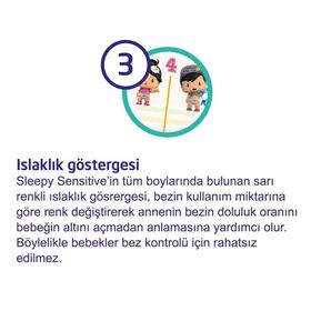Sleepy Sensitive No:3 Midi 34 Adet Bebek Bezi