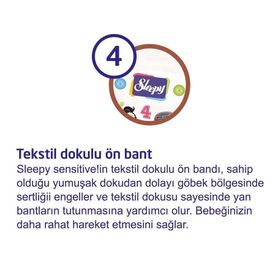 Sleepy Sensitive No:3 Midi 34 Adet Bebek Bezi