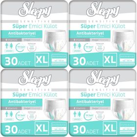 Sleepy Sensitive XLarge 120 Adet Emici Külot