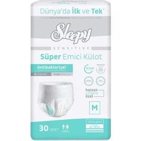 Sleepy Sensitive XLarge 30 Adet Emici Külot