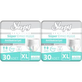 Sleepy Sensitive XLarge 60 Adet Emici Külot