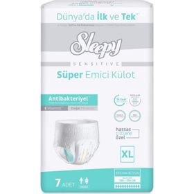 Sleepy Sensitive XLarge 7 Adet Emici Külot