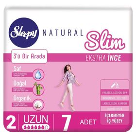Sleepy Slim Ekstra İnce Uzun 7'li Ped