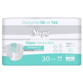 Sleepy Small Beden 30 Adet Belbantlı Hasta Bezi