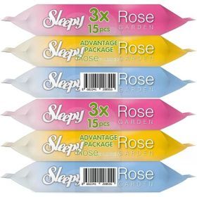 Sleepy Travel Pk Rose/Garden 15x6 90 Yaprak Islak Havlu Cep Mendil