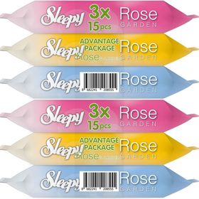 Sleepy Travel Pk Rose/Garden 15x6 90 Yaprak Islak Havlu Cep Mendil