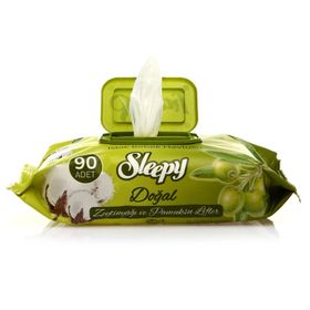 Sleepy Zeytinyağlı Bebek 90 Adet Islak Mendil