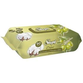 Sleepy Zeytinyağlı Bebek 90 Adet Islak Mendil