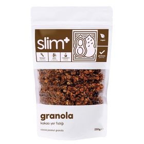 Slim Plus 250 gr Kakao Yer Fıstığı Glütensiz Granola