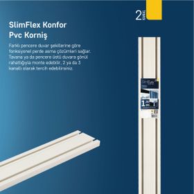 Slimflex Klasik Sx 2'li Pvc Perde Ray