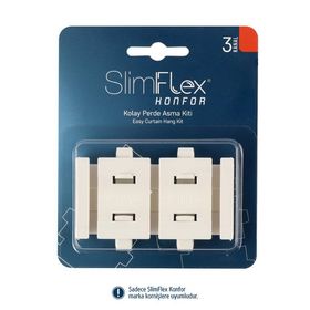 Slimflex Konfor Sx Konfor Kit 3'lü Perde Ray