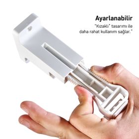Slimflex Sx Ayarlı Duvar L Perde Ray