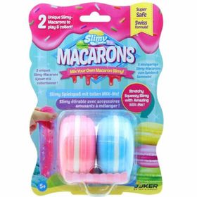 Slimy Pembe Mavi Macaron Slime
