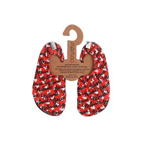 Slipstop Disney Minnie Kırmızı-Desenli Kız Çocuk Ev Ayakkabısı