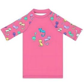 Slipstop Kitties Kız Çocuk T-Shirt Mayo
