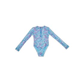 Slipstop SM2611001405 Miranda Long Sleeve Desenli Kız Çocuk Mayo