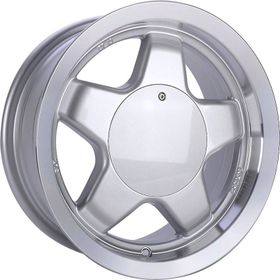 SLK 1617 6x13 4x98 Et13 58.6 Silver Lıp Machined Otomobil Jantı