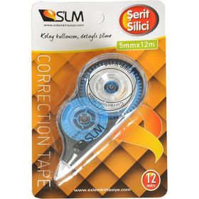 Slm 5 mm x 12 m Mavi Siyah Şerit Silici