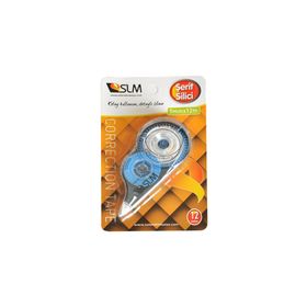 Slm 5 mm x 12 m Mavi Siyah Şerit Silici