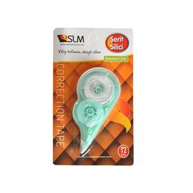 Slm 5 mm x 12 m Pastel Su Yeşili Şerit Silici