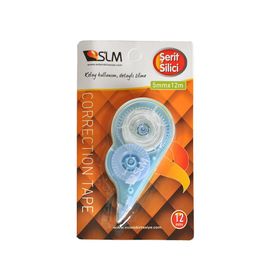 Slm 5 mm x 12 m Pastel Turkuaz Şerit Silici