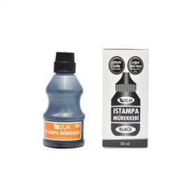 Slm 50 Cc Siyah Istampa Mürekkebi