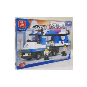 Sluban B0187 Police Mobil Kumanda Merkezi Seti