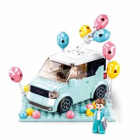 Sluban Mini Handcraft Party Car Mavi 236 Parça Oyun Seti