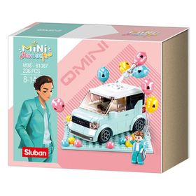 Sluban Mini Handcraft Party Car Mavi 236 Parça Oyun Seti