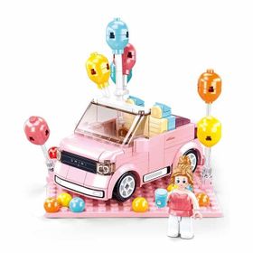 Sluban Mini Handcraft Party Car Pembe Oyun Seti