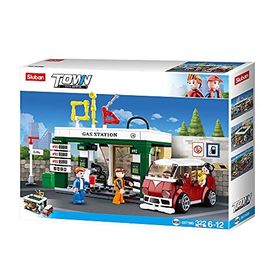 Sluban Town Oyuncak Benzin İstasyonu