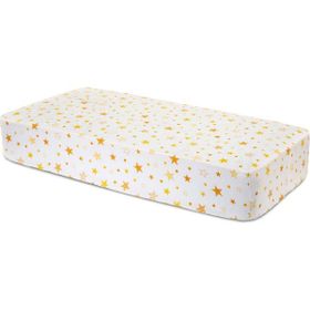 Sluupy Yellow Star 80x180 cm Fitted Tek Kişilik Çarşaf