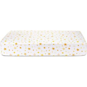 Sluupy Yellow Star 90x200 cm Fitted Tek Kişilik Çarşaf