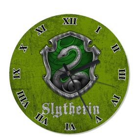 Slytherin Harry Potter Desenli Duvar Saati