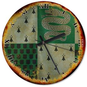 Slytherin Harry Potter Sessiz Duvar Saati