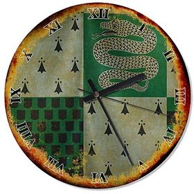 Slytherin Harry Potter Sessiz Duvar Saati