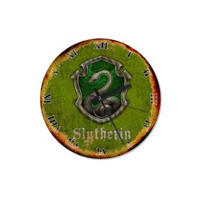 Slytherin Harry Potter Tasarım Duvar Saati