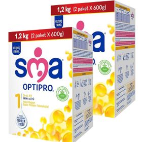 Sma 1 Optipro 0-6 Ay 2x1200 gr Bebek Sütü