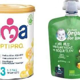 Sma 3 800 gr Probiyotik Devam Sütü + Gerber 90 gr Karışık Meyve Püresi